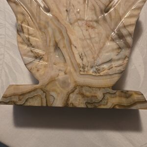 Source Unknown Marble Decorative Piece - Cream and Brown